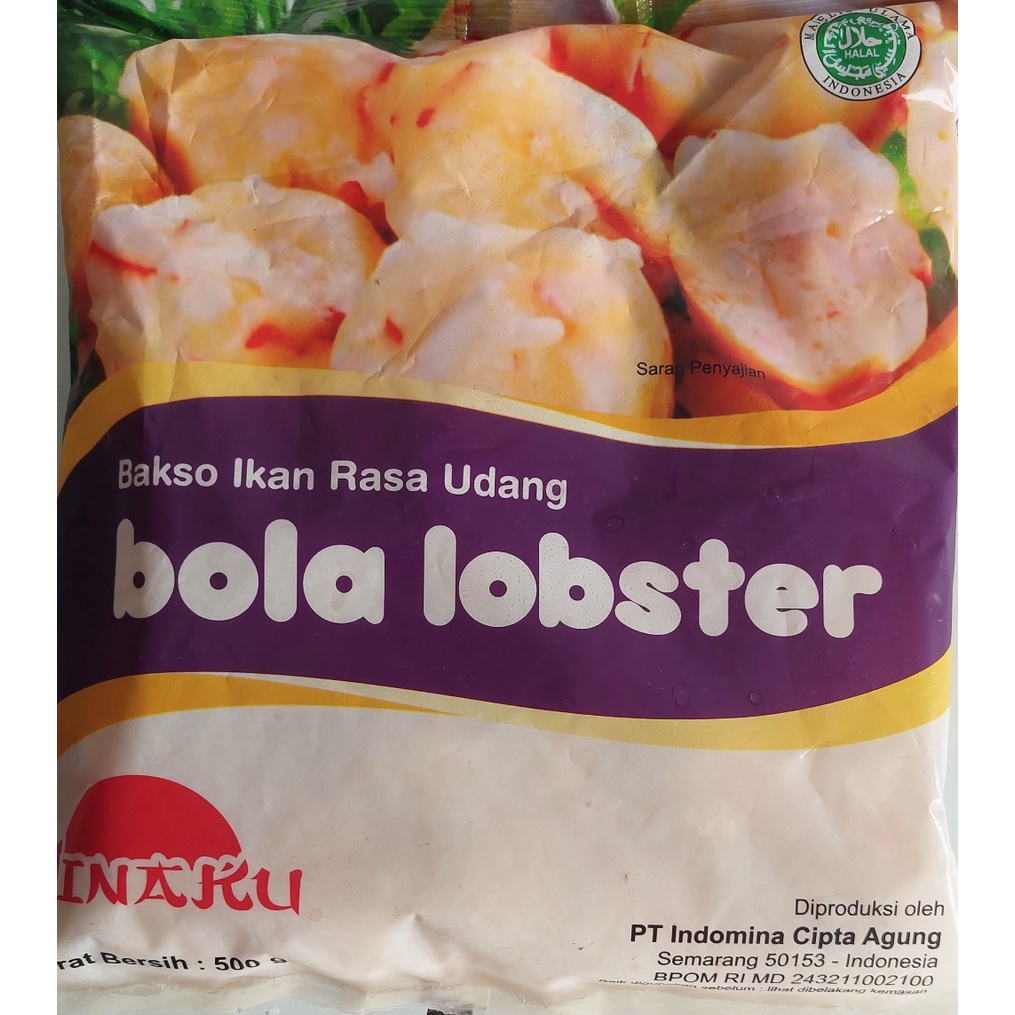 

Minaku Bola Lobster 500g (olahan ikan)