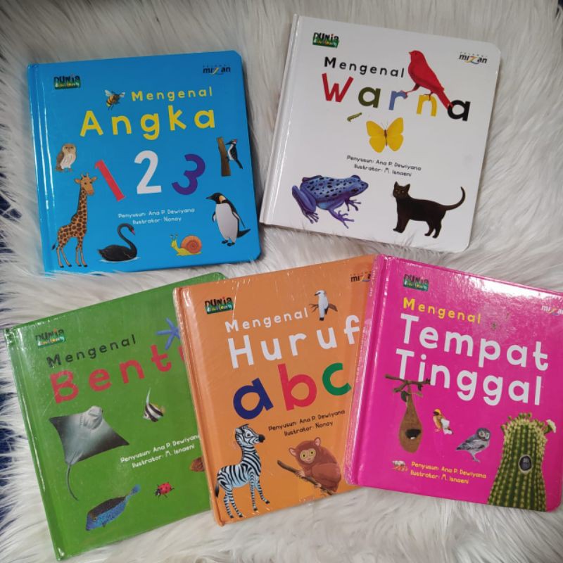 Jual Boardbook Seri Dunia Binatang - Mengenal Angka 123 - Huruf Abc ...