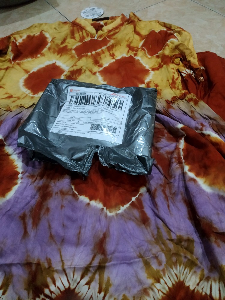 Tw76 Gamis Batik Twill Premium Motif Abstrak