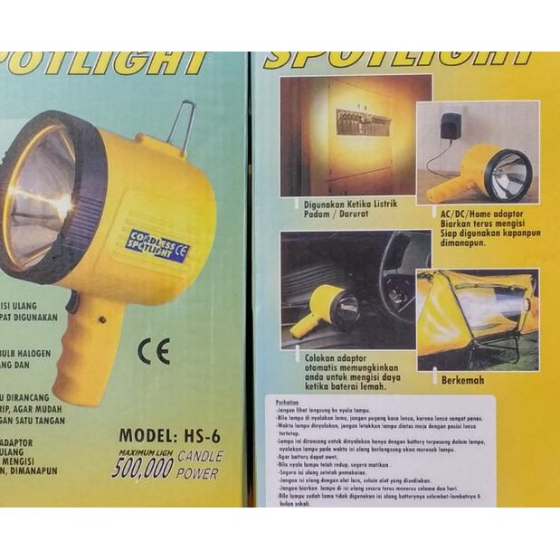 Ⓜydg» *Paling Laku* CMOS SENTER HALOGEN / SPOTLIGHT CMOS HS-6V ..