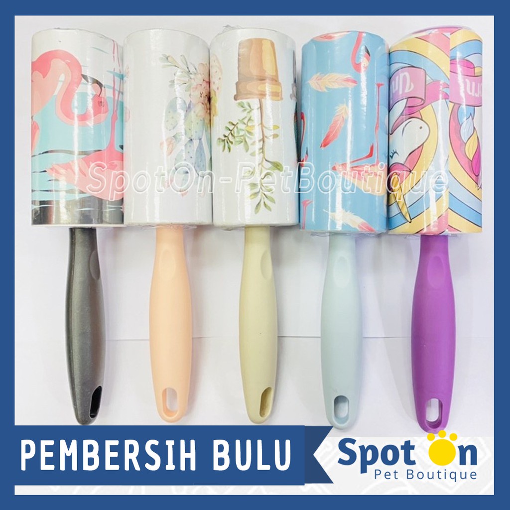 Pembersih Bulu Hewan Rol Besar | Lint Roller Debu Refill | Pengangkat Bulu Kucing Anjing Kelinci