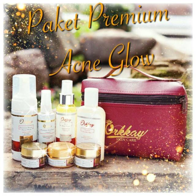 BEST SELLER ACNE GLOW PREMIUM ORKKAY SKINCARE  CREAM PENGHILANG JERAWAT AMAN BPOM TERLARIS DI SHOPEE