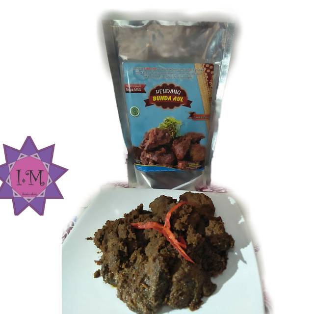 

Rendang Daging / rendang bunda Aul / rendang kemasan / Rendang Padang