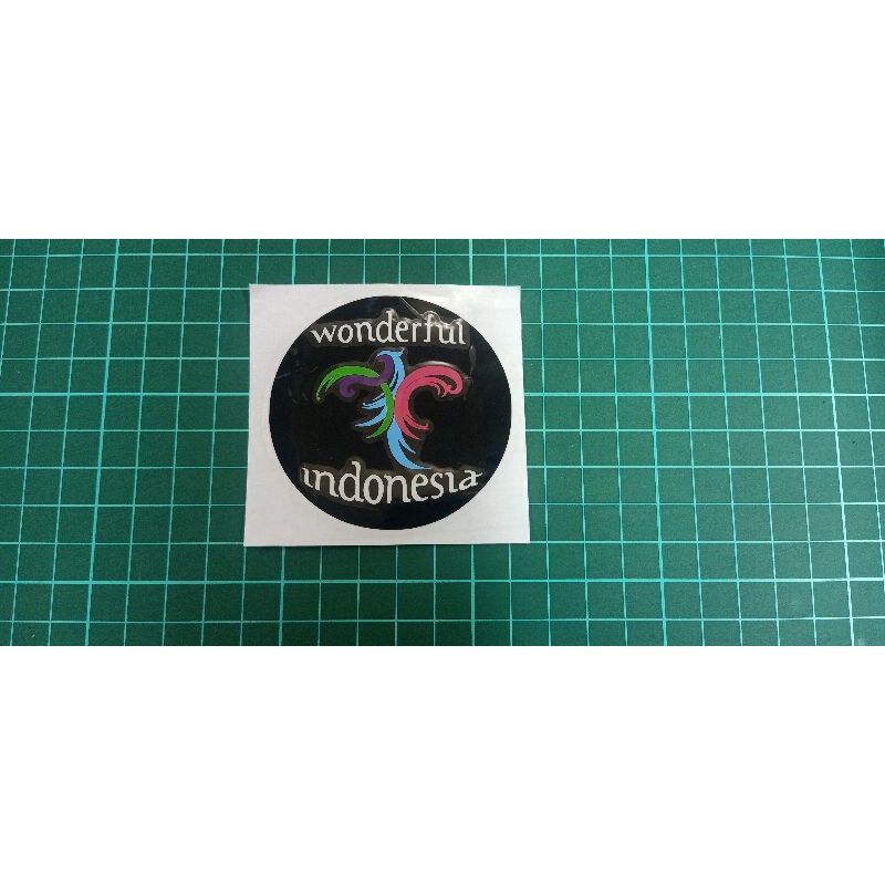 

stiker wonderful indonesia