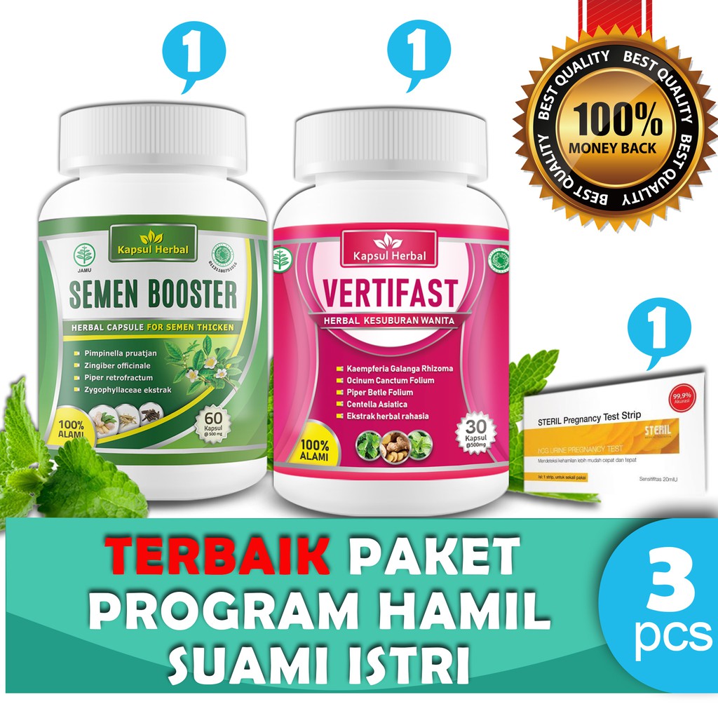 Obat Cepat Hamil Obat Kesuburan Pria Wanita Untuk Penyubur Kandungan Sperma Agar Cepat Hamil Shopee Indonesia