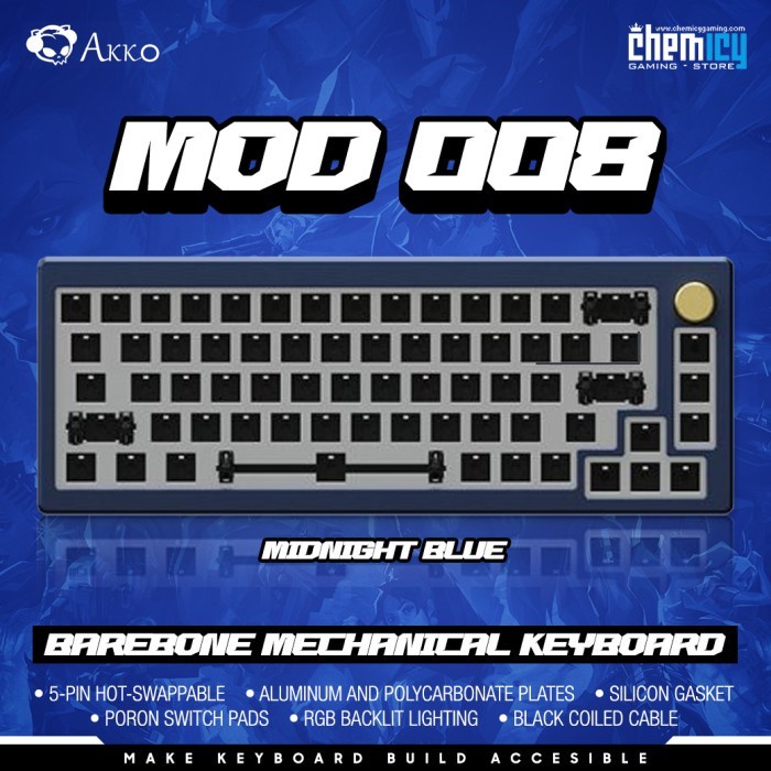 Akko MOD-008 Barebone Mechanical Keyboard Kit