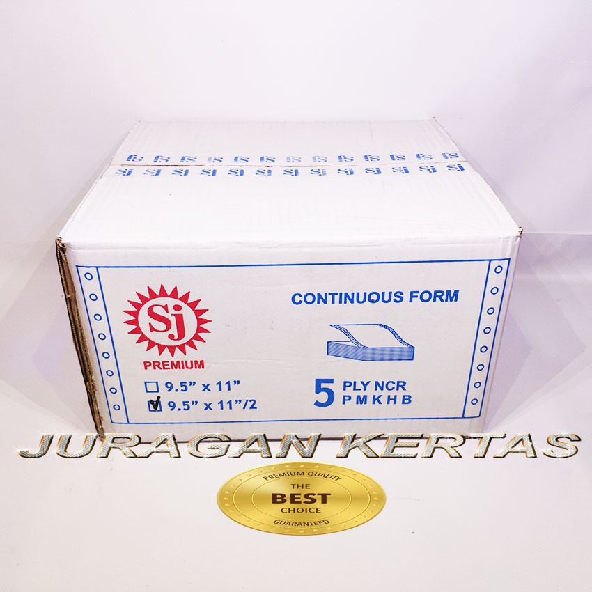 

CONTINUOUS FORM 9.5 X 11/2 5PLY SJ PREMIUM PRS - BAGI 2