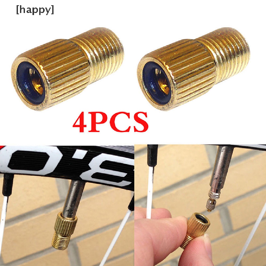 4 Pcs / Set Adaptor Konverter Katup Ke Tabung Pompa Sepeda Ukuran 1.5cm