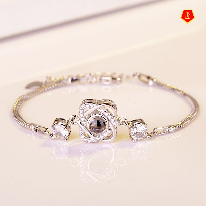 [Ready Stock]Women's Creative 925 Silver Bracelet