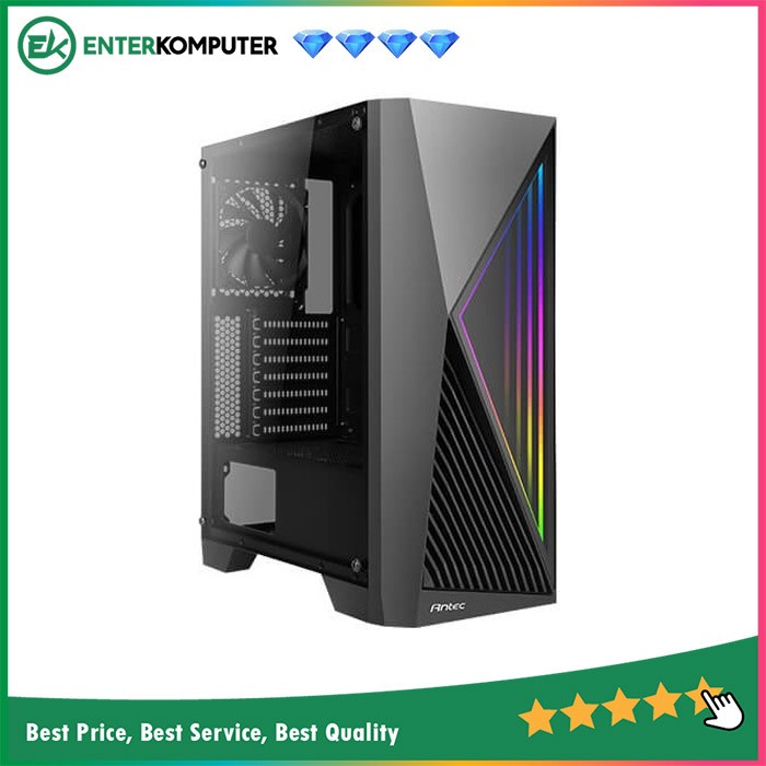 Casing Antec NX280 - ATX Gaming Case - Mesh &amp; Geometric Diamond