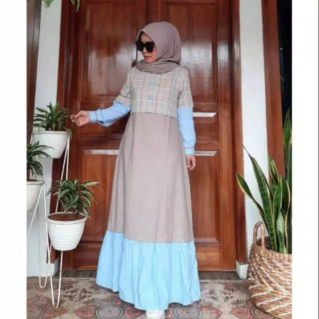 Dress Gamis Casual Lockdown Series by Eazy Style