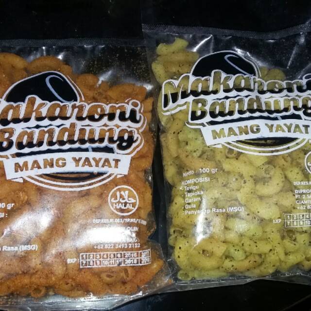 

Makaroni Mang Yayat Bandung 100gr