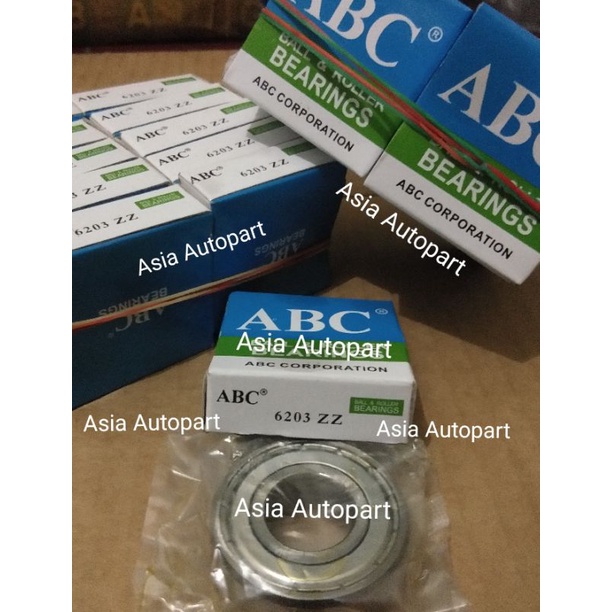 BALL BEARING 6203 ZZ MERK ABC