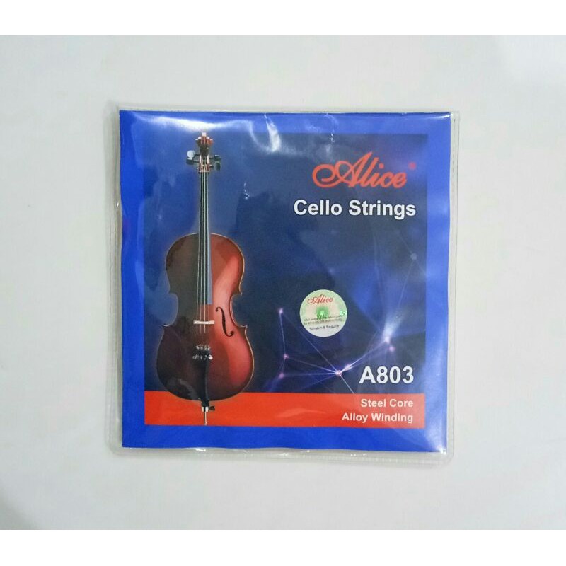 Senar Cello Alice 803 Alice A803 Cello strings 1 set isi 4 senar