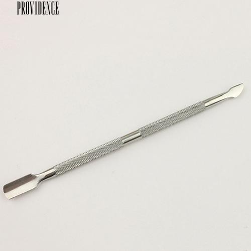 Stainless Steel Kutikula Nail Pusher Remover Pedicure Manicure Alat Ganda Berakhir