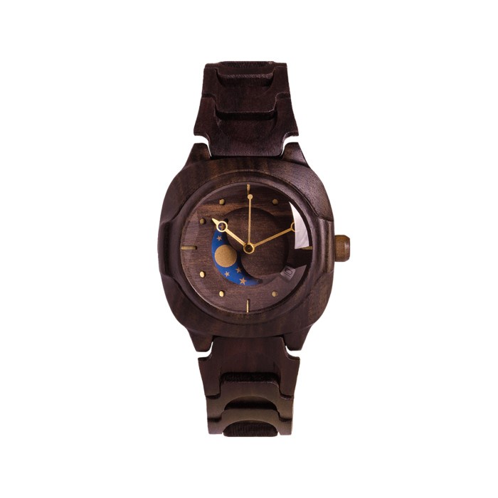 [terlaris] Matoa Rakai Jam Tangan Kayu Pria/Wanita/Unisex - Ebony 7dqwq