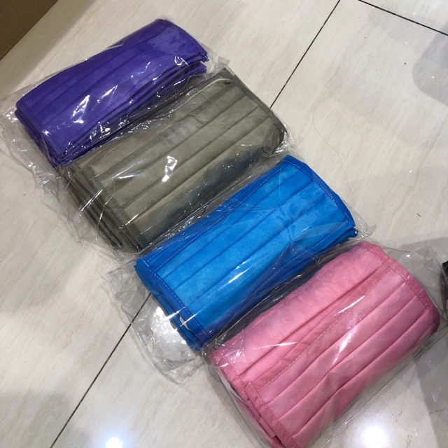 Ready! Masker Kain 3ply Tebal Bahan Spunbond Non Woven