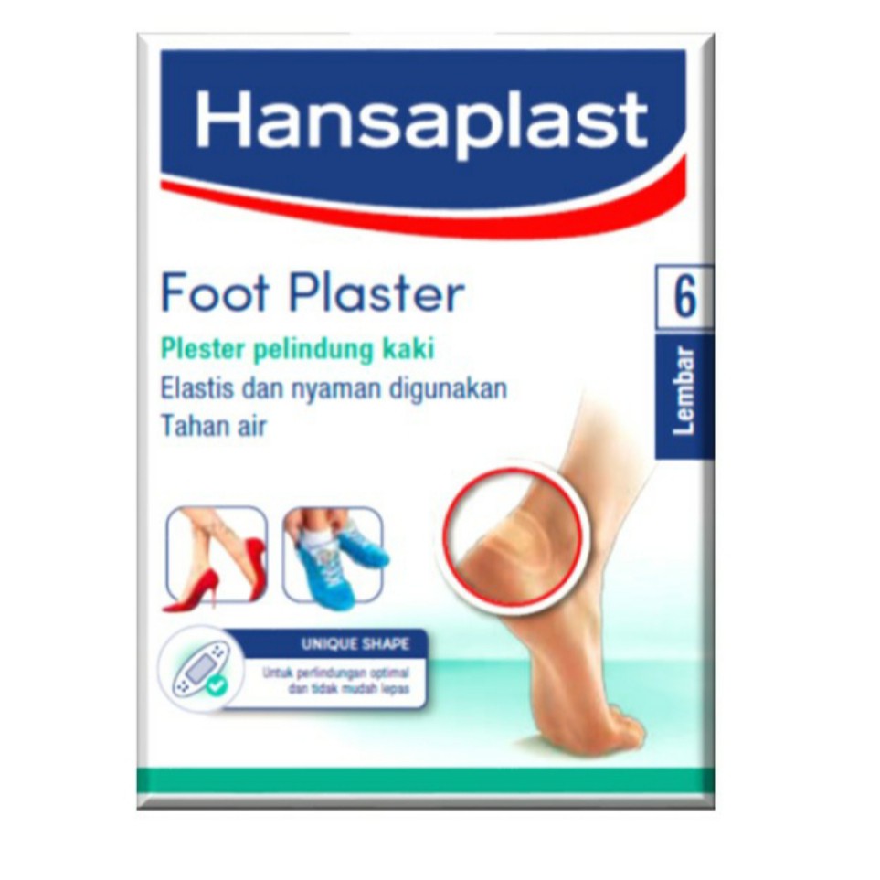 Hansaplast Foot Plester Tahan Air Plester Pelindung Kaki isi 6 / plester kaki agar tidak lecet sepatu high heels