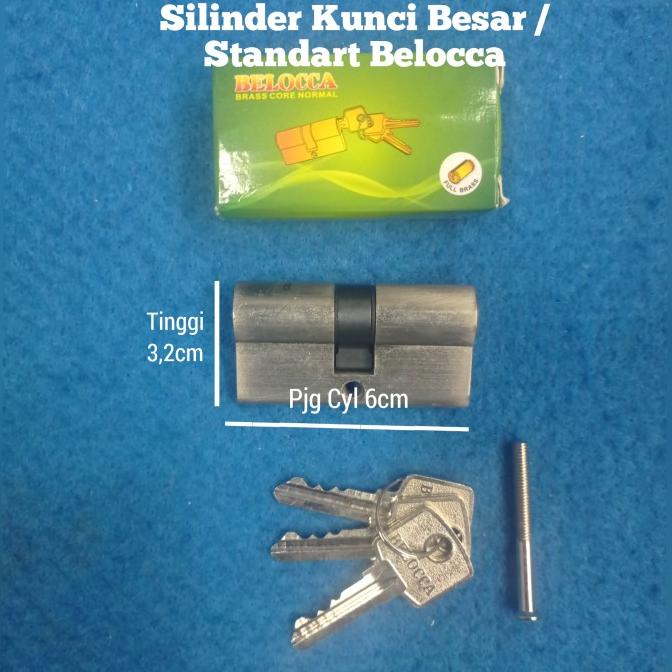 #####] Silinder kunci Murah Belocca | Silinder Pintu Standart 6cm Belocca