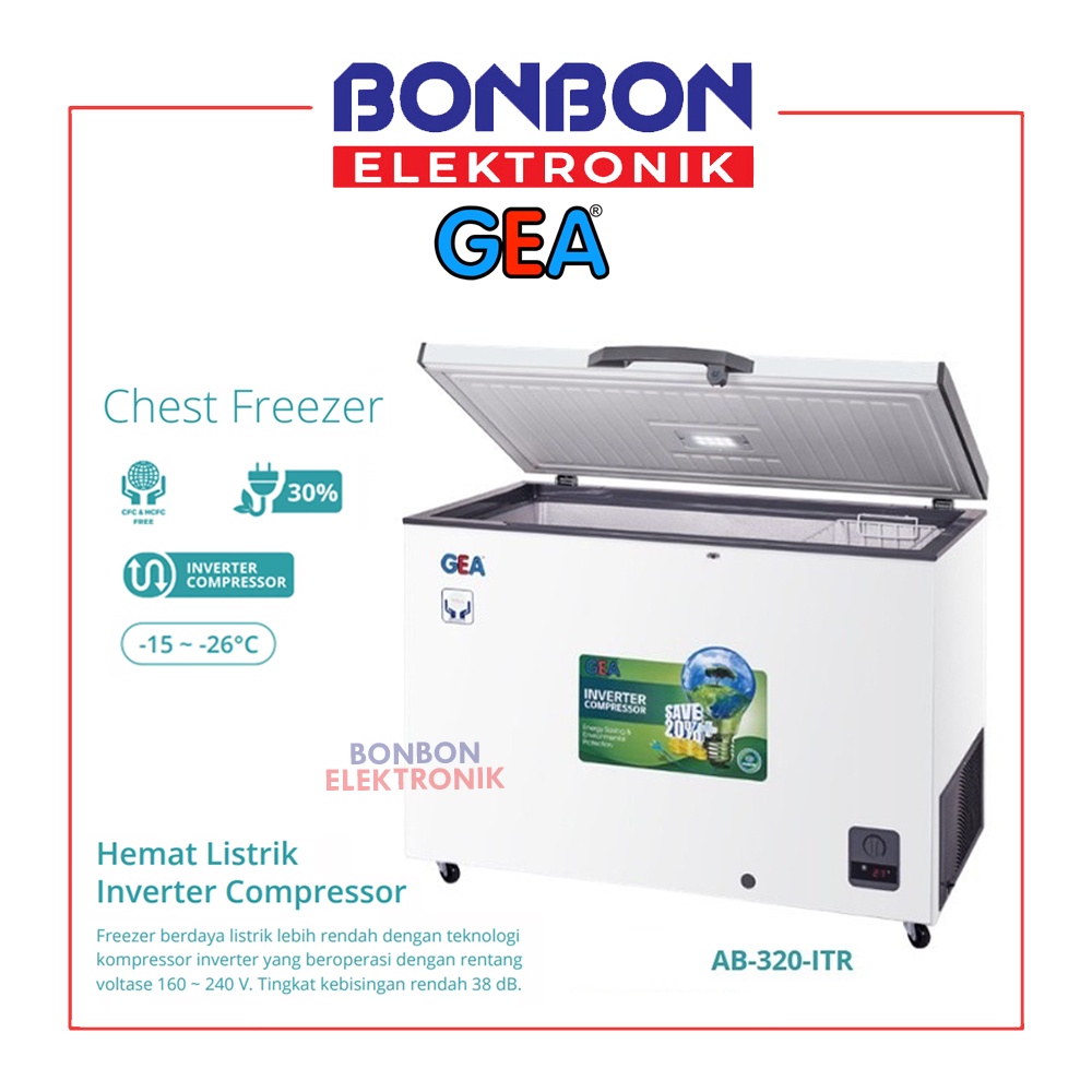 GEA Chest Freezer AB-320ITR / AB 320 ITR/ AB320ITR 318 Liter