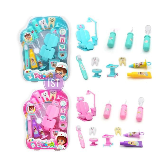 Mainan edukasi anak dokter gigi peralatan dokter dokteran hadiah kado ulang tahun anak cewek cowok