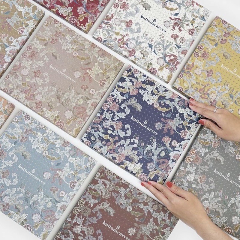 Buttonscarves The Royale Series White