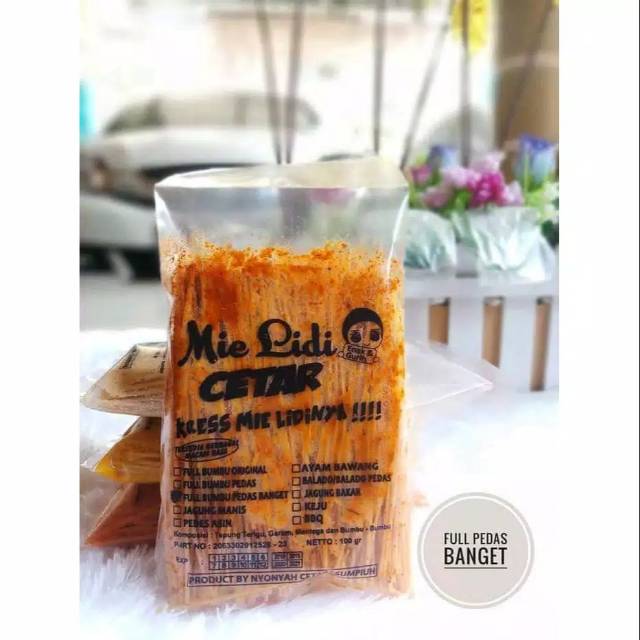 

Mie Lidi Cetar Bumbu Basah Some by Mi Original Mi Lidi