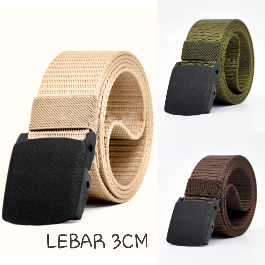 IKAT PINGGANG NYLON CANVAS ANAK-REMAJA / ANTI METAL DETECTOR - DSN-315