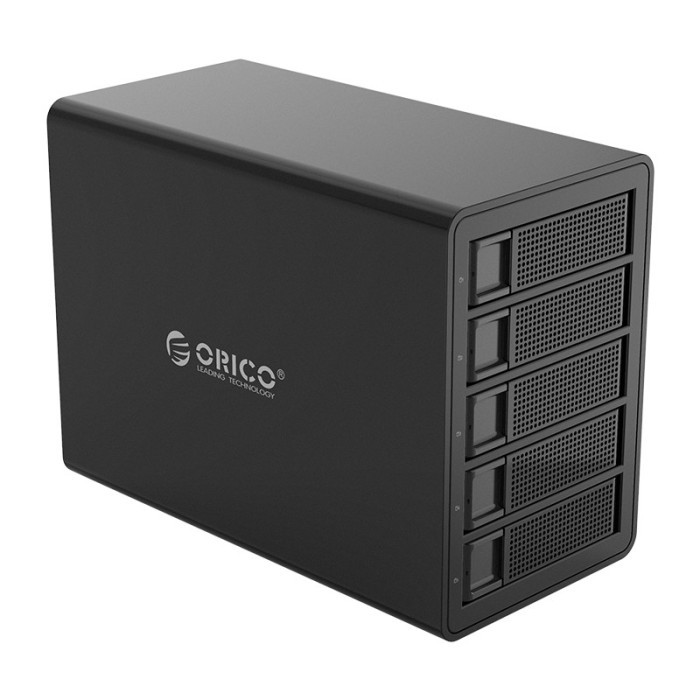 External Hard Drive disk orico 5 Bay 2.5 3.5 sata Type-C Enclosure 3559C3 - Casing harddisk hdd ssd