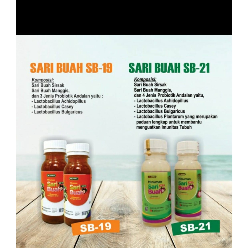 SARI BUAH SB-21 / MINUMAN KESEHATAN / PROBIOTIK / IMUNITAS TUBUH