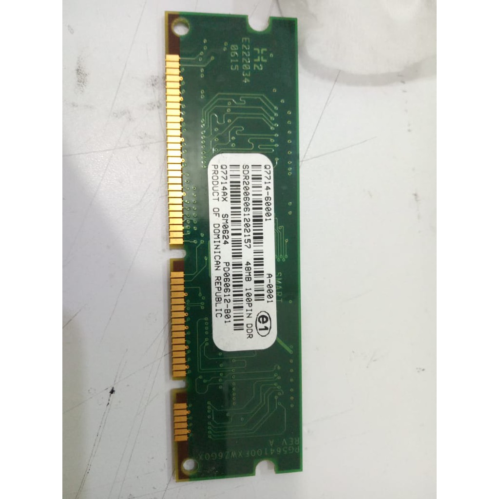 HP Lasejet 4300 4250 Memory Printer 48MB Q7714-60001 100pin DDR