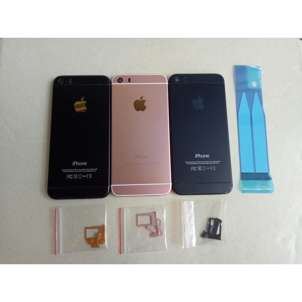 CASING/HOUSING IPONE 5S -MODEL IPONE 6G -BLACK/ROSE