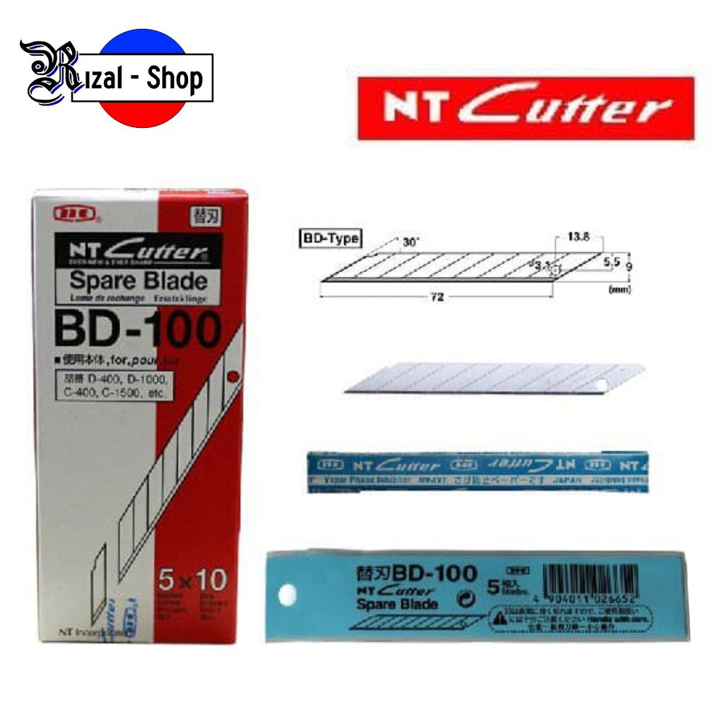

Refill/isi Cutter Pen NT BD-100