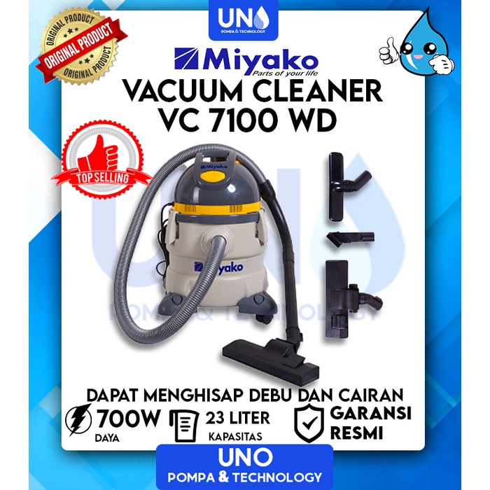 Miyako Vacuum Cleaner Penyedot Debu VC-7100 WD / VC7100WD / VC 7100 WD