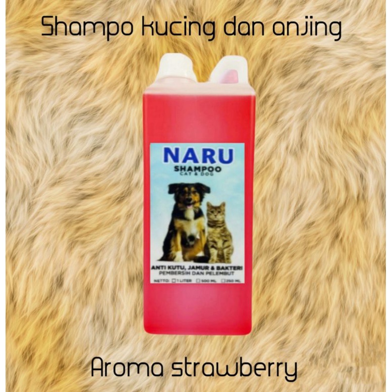 SHAMPO KUCING DAN ANJING ANTI KUTU,JAMUR &amp; BAKTERI NETTO: 1 liter