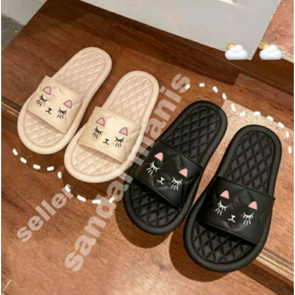 sandal kucing sandal cat sandal cewek sandal terbaru