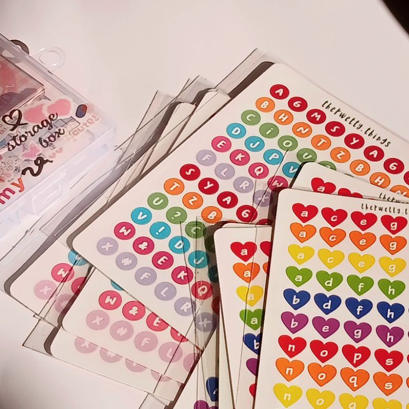 

Pastel Neon Alphabet Sticker by pwetty.things