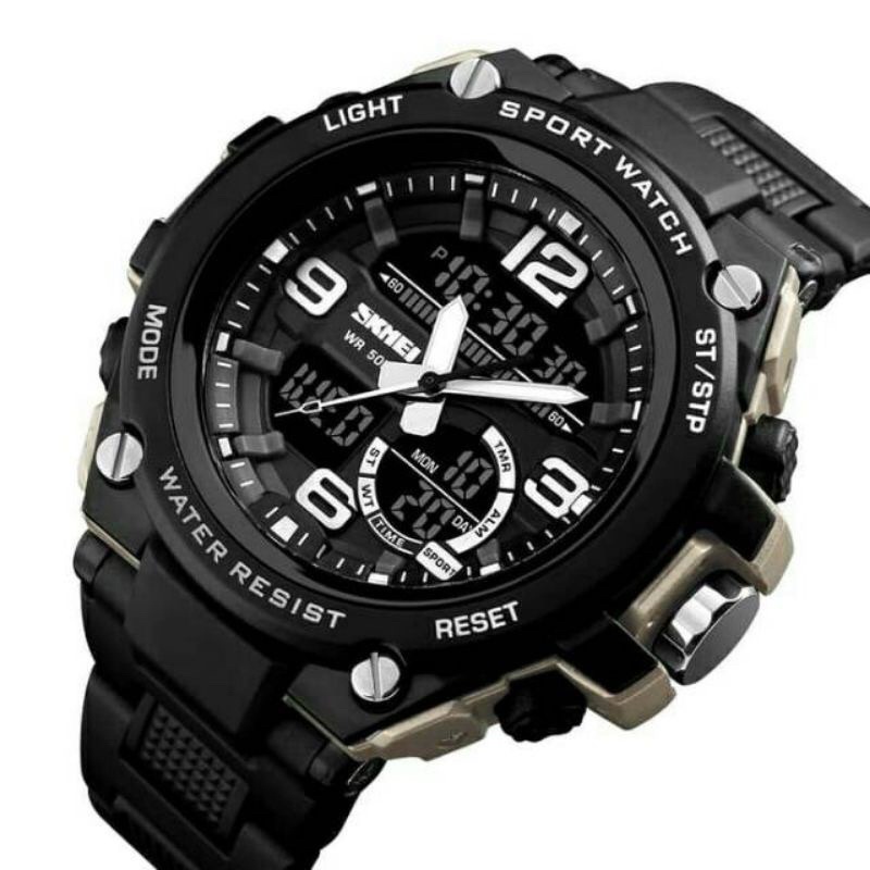 JAM TANGAN PRIA DIGITAL Analog SKMEI 1340 WATER RESISTANT 30M