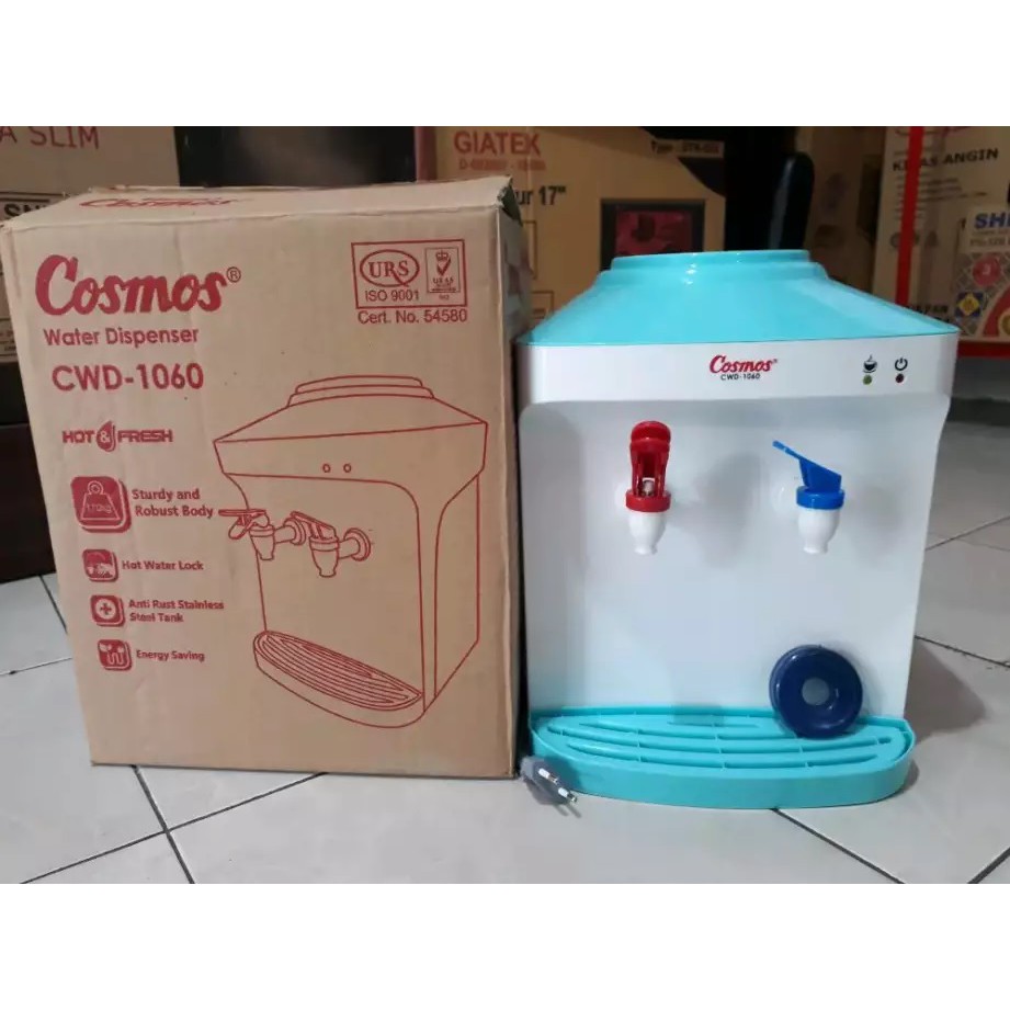 DISPENSER AIR PANAS &amp; NORMAL GALON ATAS COSMOS CWD 1060 / CWD1060 / CWD-1060 ORIGINAL 100% TERMURAH