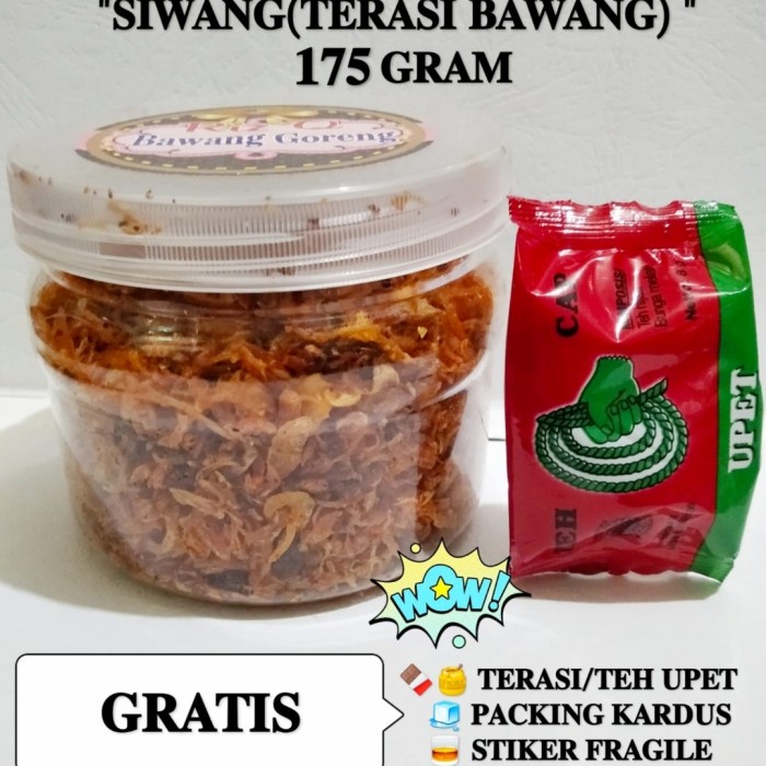 

PROMO Siwang Terasi Bawang Oleh Oleh Asli Khas Cirebon