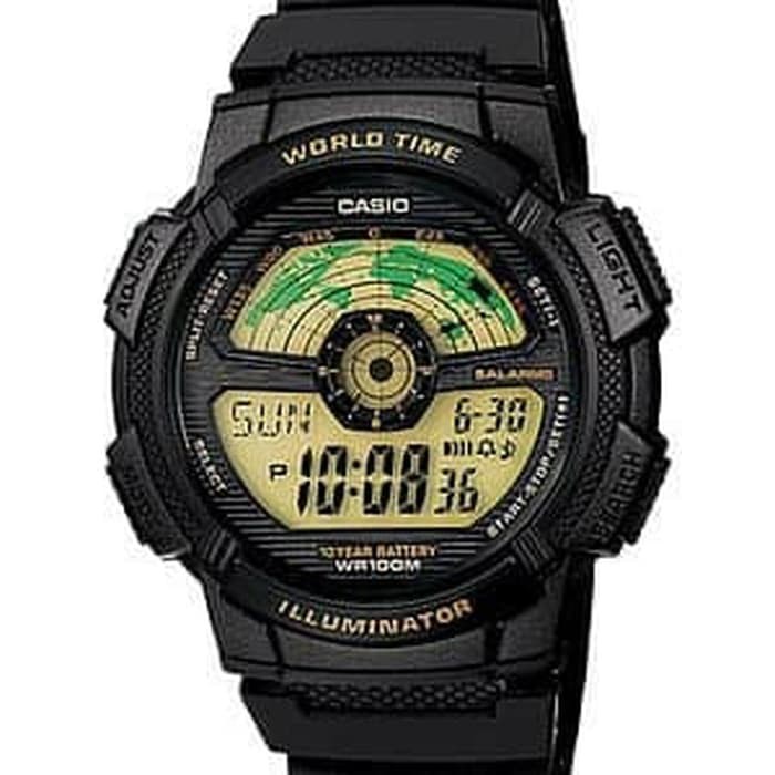 jam tangan CASIO AE-1100W-1BVDF ORIGINAL
