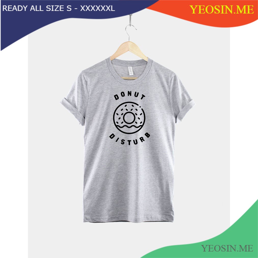 KAOS POLOS BIG SIZE 2XL 3XL 4XL 5XL ALLSIZE PRIA WANITA DONAT LUCU BISA CUSTOM WARNA SABLON