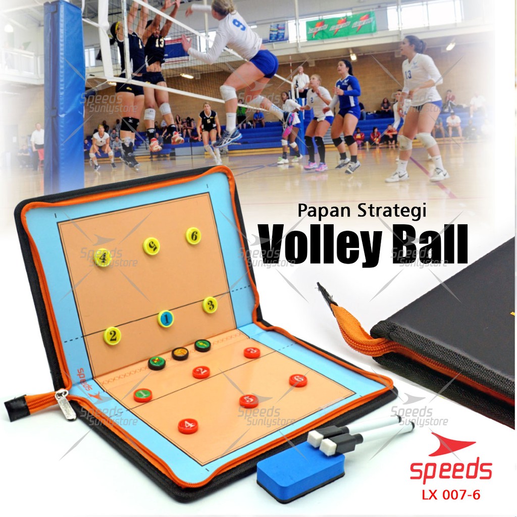 

SPEEDS Papan Coach Book Strategi Volleyball Coach Board Magnetic 007-6