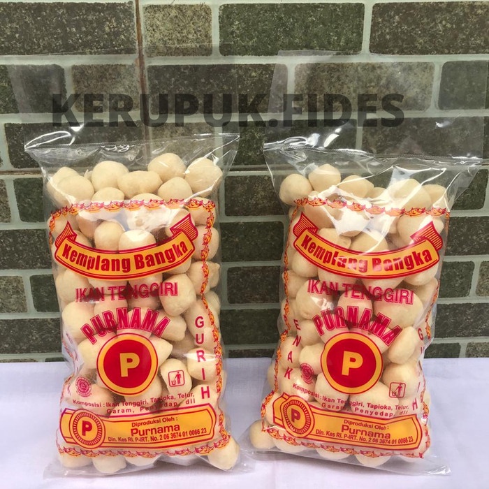 

TERLARIS Kerupuk Bangka Purnama Ikan Tenggiri - GETES - Gurih Sedap Mantap