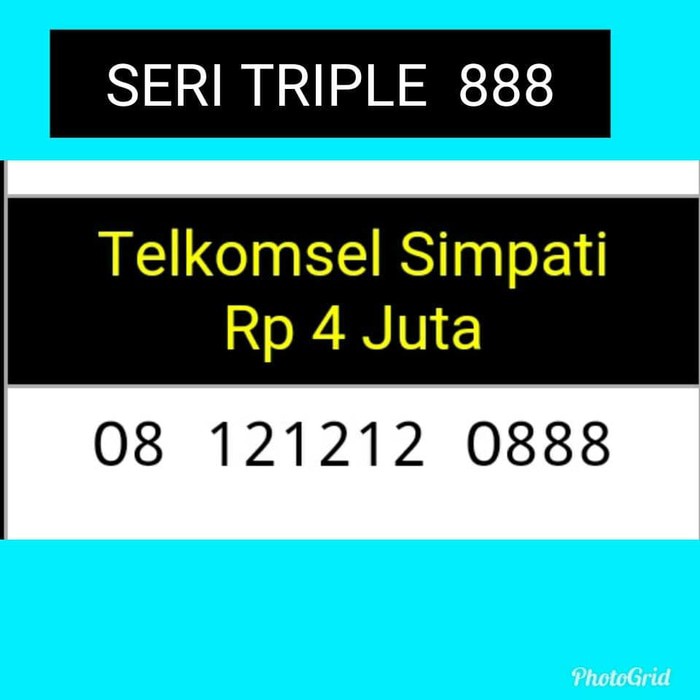 NOMOR CANTIK(08 121212 0888)TSEL SIMPATI,TRIPLE#in