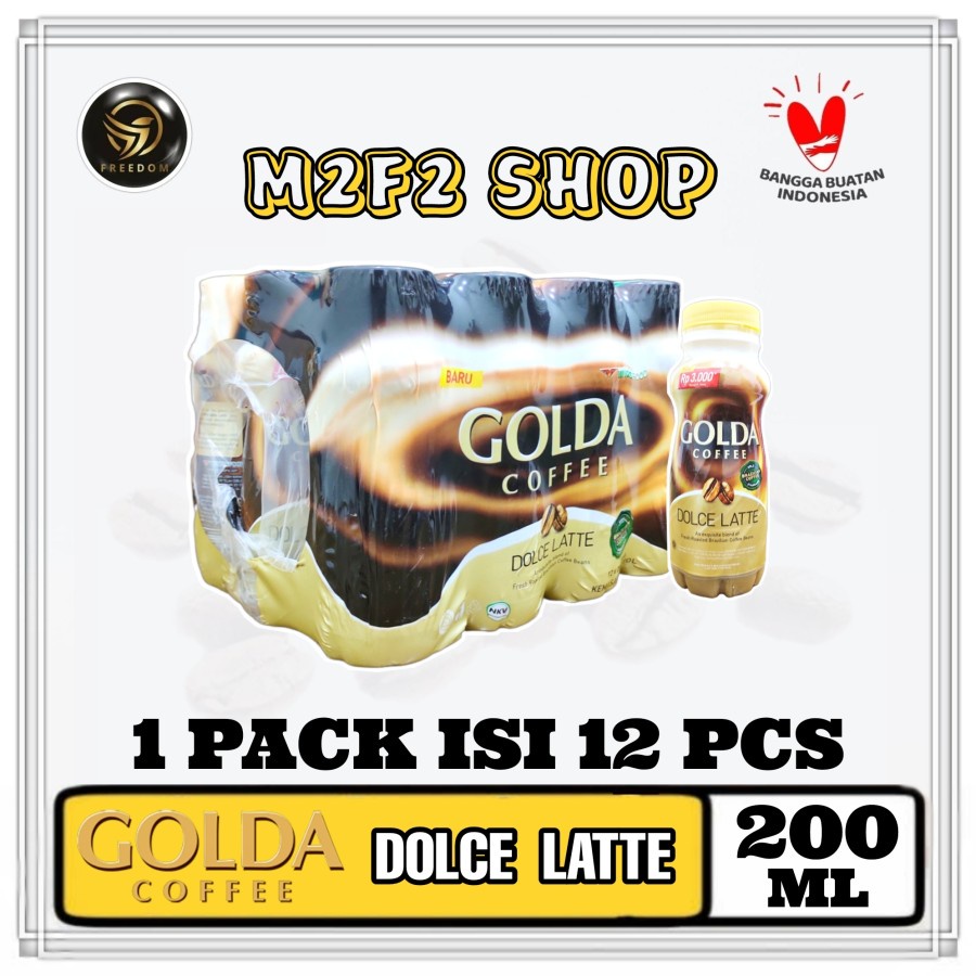 

Kopi Golda Coffee Dolce Latte - 200 ml (Kemasan Pack)