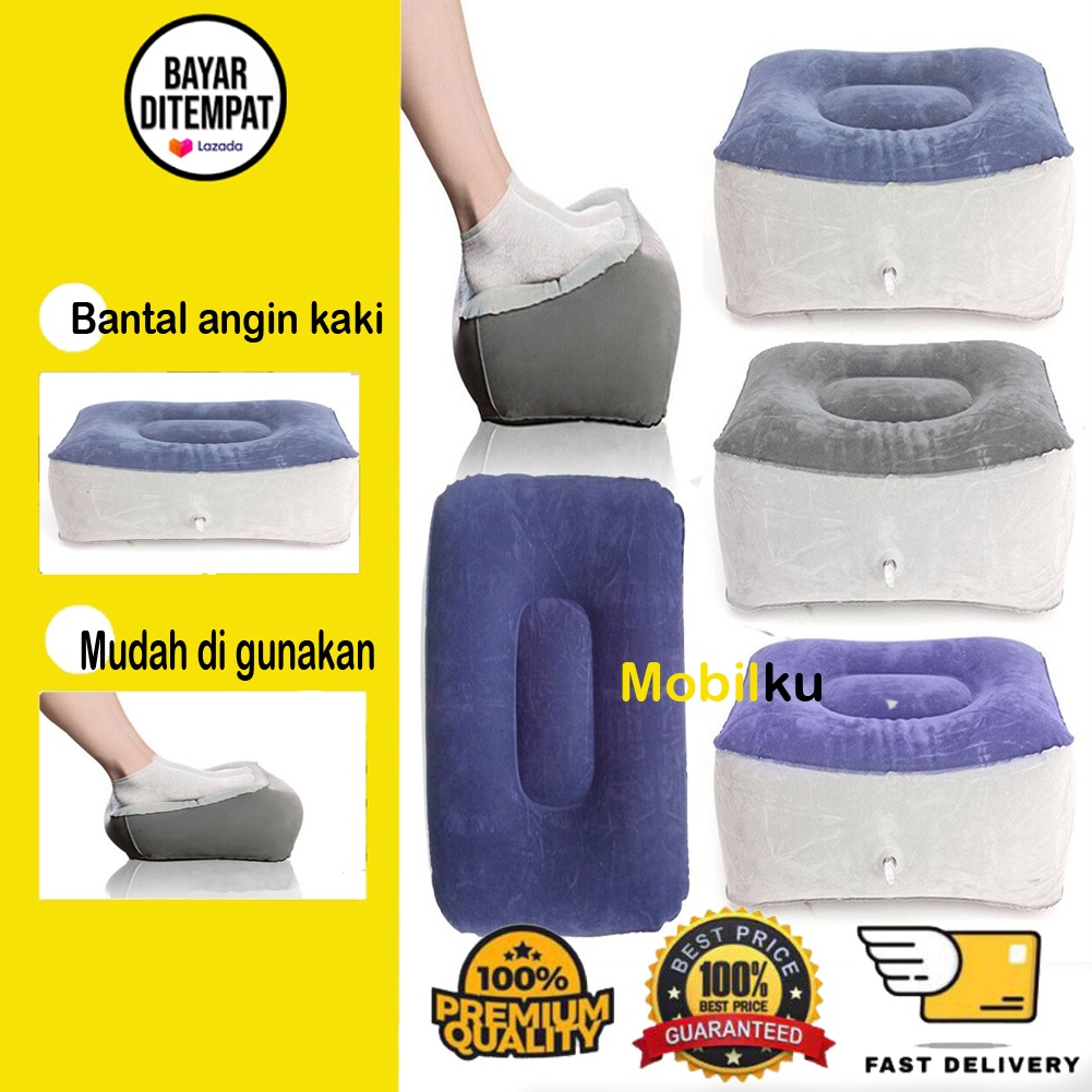 [BISA COD] Bantal angin kaki portable relaxing feet empuk agar tidak pegal saat nonton di sofa di mobil pesawat