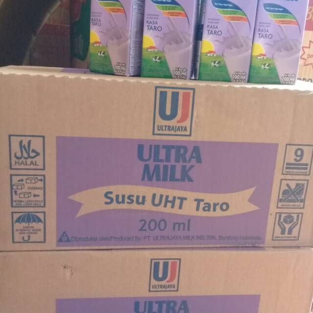 

Ultra Jaya UHT Susu Taro/Karamel [200 mL/ 1 Dus]
