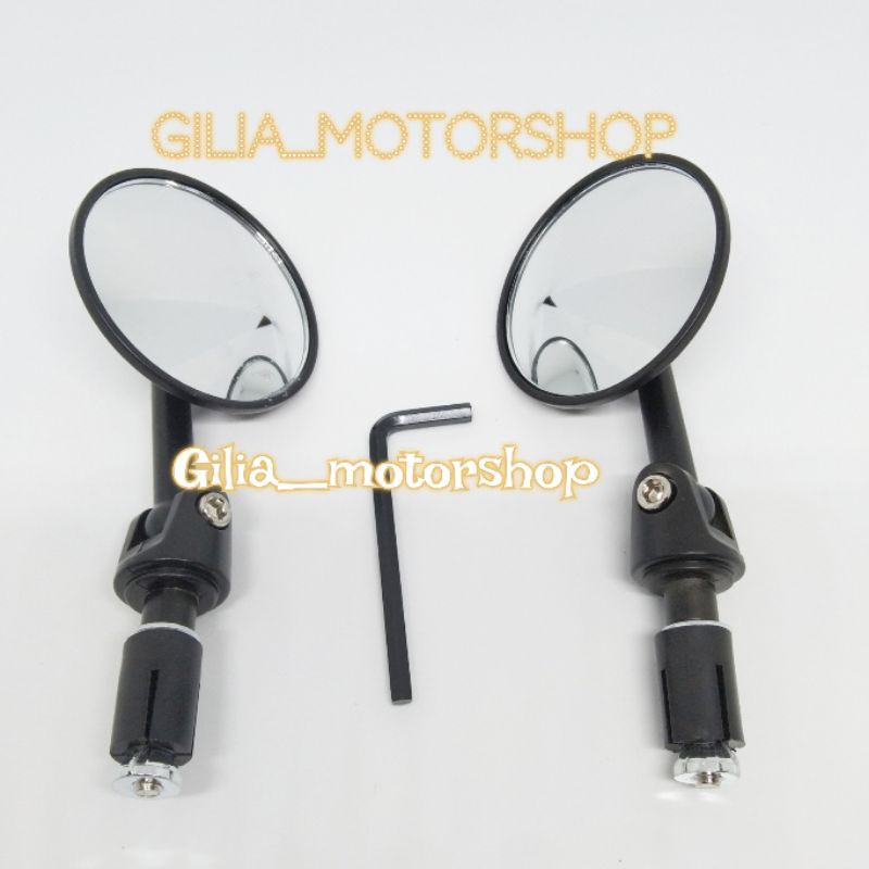 spion Jalu Bulat Kaca cembung Universal full Cnc