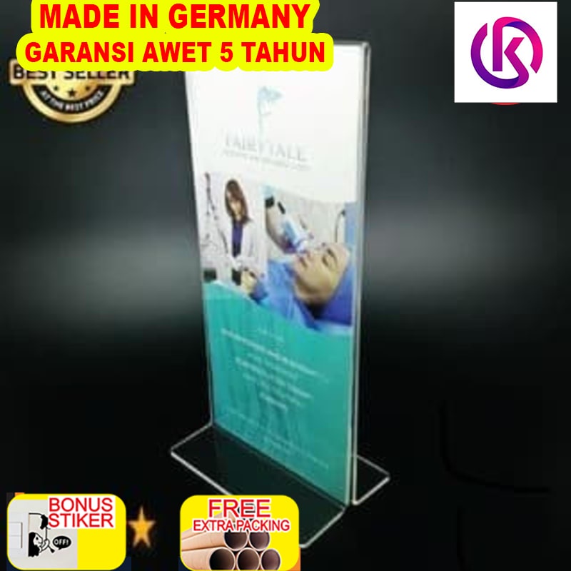 

Promo Acrylic Tentcard / Tempat Brosur/Akrilik Nomer meja